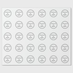 customised name wrapping paper