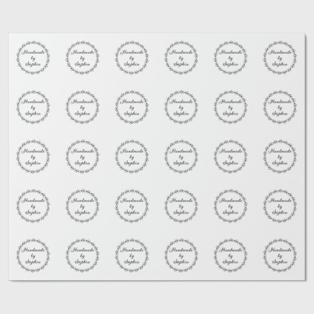 customised name  wrapping paper (Flat)
