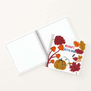 Customised sketchbook notebook