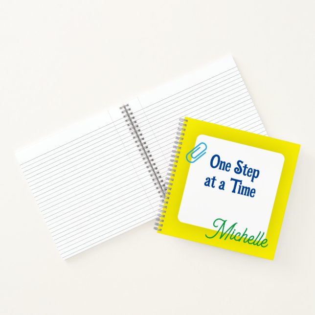 Customised Yellow Gratitude Journal (Inside)