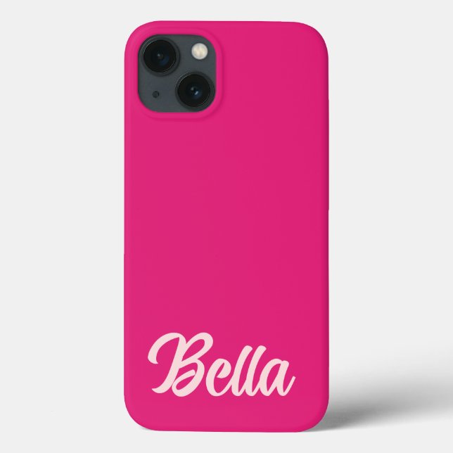 Customised Your NameClassic Elegant Stylish Modern Case-Mate iPhone Case (Back)