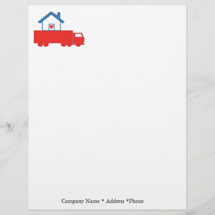 Customisée En-tête de lettre de camionnage de moteur