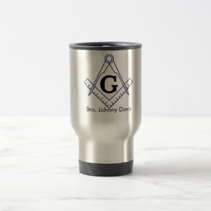 Customisez cette tasse maçonnique de voyage