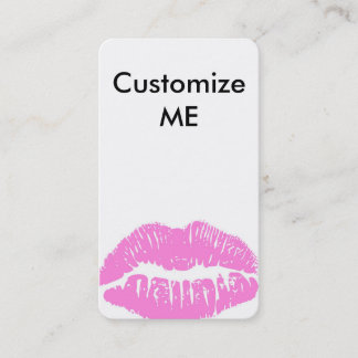 Customisez-MOI ! Carte de visite rose-clair de