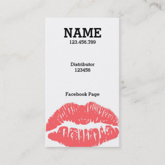 Customisez-MOI ! Carte de visite rose-clair de