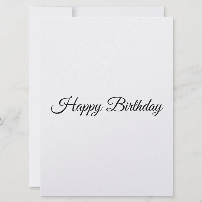Customisez une carte d'anniversaire (Devant)