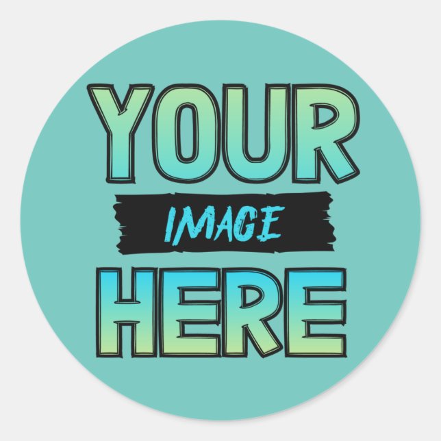 Customisez vos propres Stickers Classic Round ! (Devant)