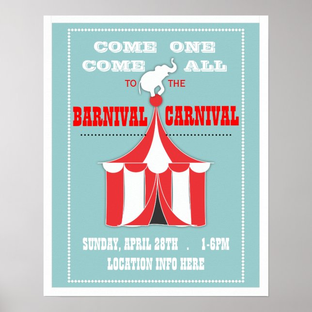 Customisez votre affiche de l'événement Carnival (Devant)