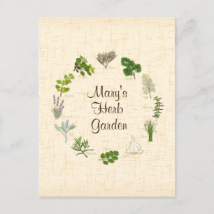 Customisez votre carte postale Jardin Herbe