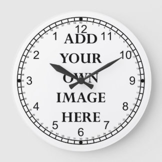 customisez votre horloge à cadran inverse