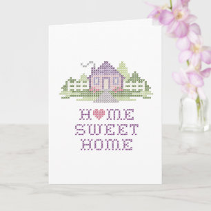 Customisez votre maison Sweet Home Carte de voeux