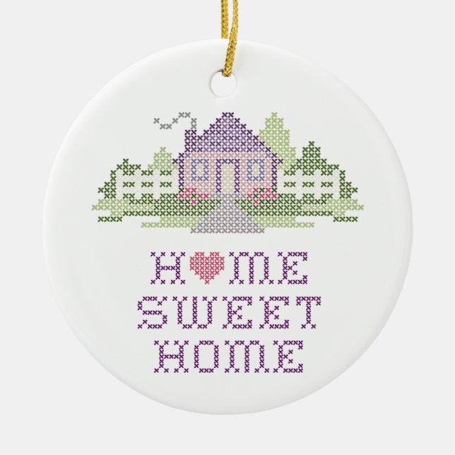 Customisez votre maison Sweet Home Ornement (Devant)