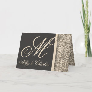 Customisez votre propre mariage monogramme
