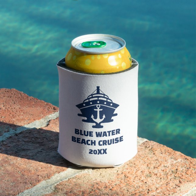 Customiz Nautical Anchor Beach Party Can Cooler (In Situ Pool)