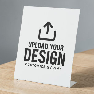 Customizable 10x12" Blank Template Display Sign