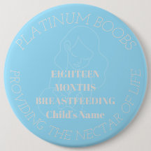 Customizable 18 mth breastfeeding milestone badge