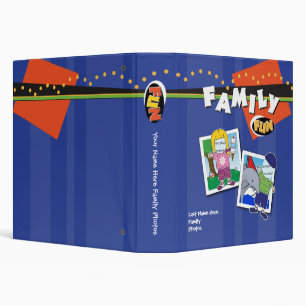 Customizable 1.5 inch Famiy Photo Album Binder