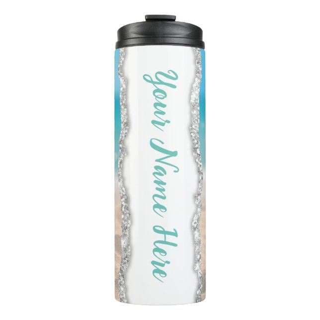 Customizable 20 oz Beach Themed Tumbler (Front)