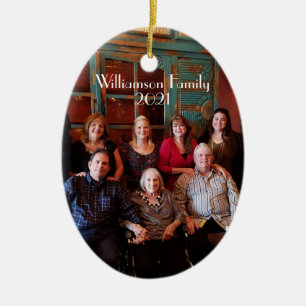 Customizable 2-sided Christmas Ornament