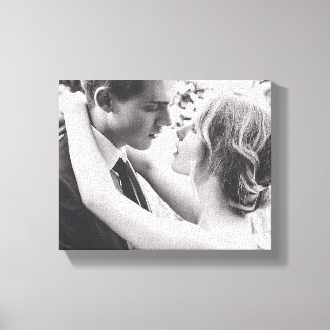 Customizable 2-sided Elegant Scrolls 2 Photo Canva Canvas Print (Front)