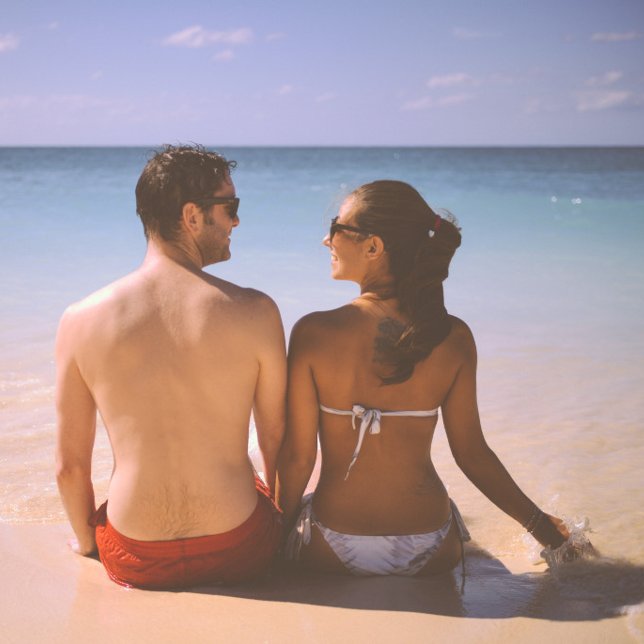 Customizable 2-sided Elegant Scrolls 2 Photo Ceramic Ornament (lovely)