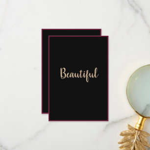 Customizable 3.5" x 5" Flat Valentines Day Card