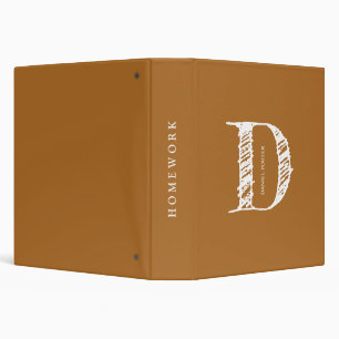 Customizable 3-Ring Binders for School and office