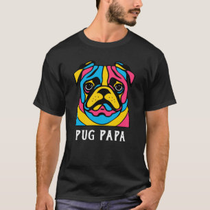 customizable 3 tone pug T-Shirt