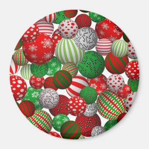 Customizable 3D Christmas Balls Magnet