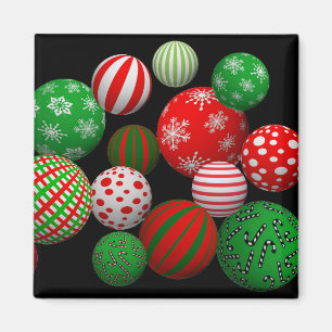 Customizable 3D Christmas Balls Magnet