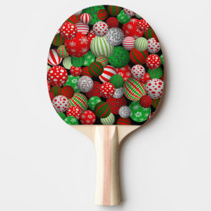 Customizable 3D Christmas Balls Ping Pong Paddle