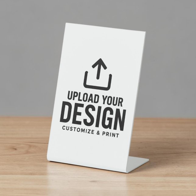 Customizable 4x6" Blank Business Display Sign  (Creator Uploaded)