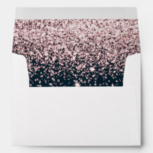 Customizable 50 & Fabulous Rose Gold 50th Birthday Envelope
