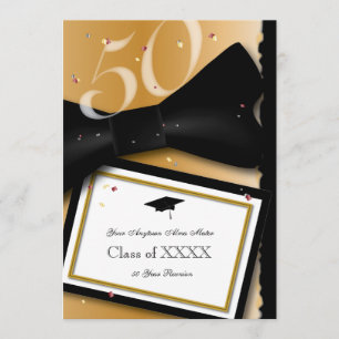 Customizable 50 Year Class Reunion Invitation