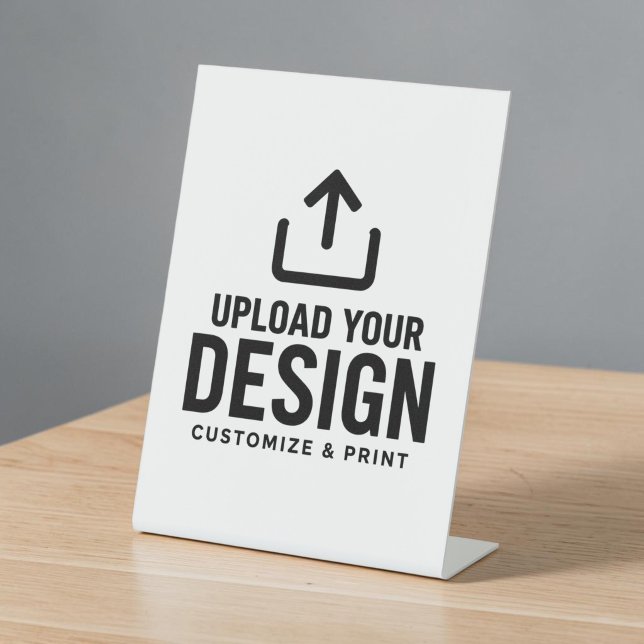 Customizable 6x8" Blank Business Display Sign  (Creator Uploaded)