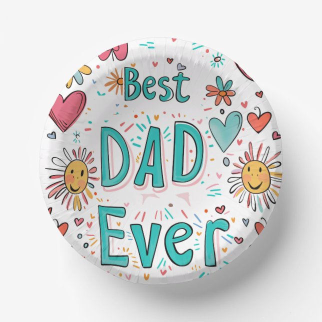 Customizable 7-Inch Paper Bowl for Events Plate (Front)