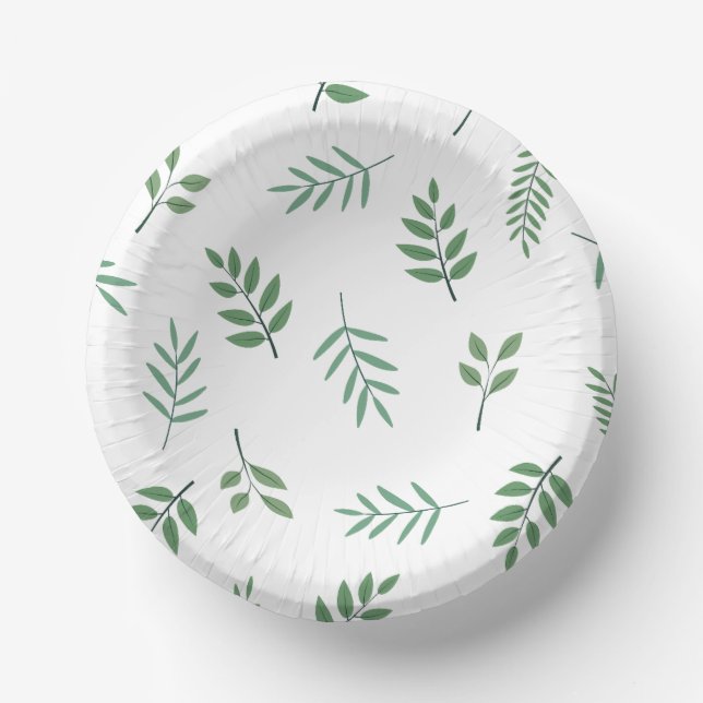 Customizable 7-Inch Paper Bowl for Events Plate (Front)