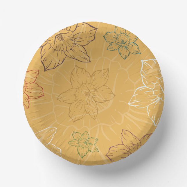 Customizable 7-Inch Paper Bowl for Events Plate (Front)