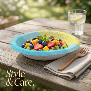 Customizable 7-Inch Paper Bowl for Events Plate