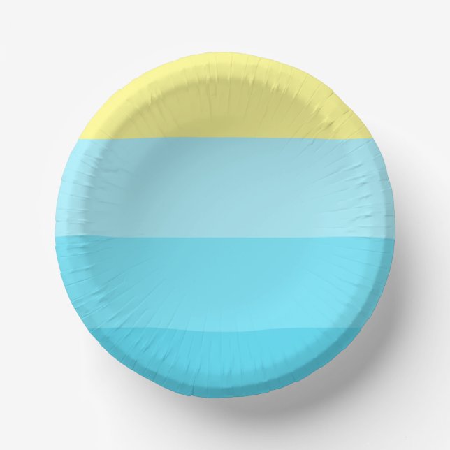 Customizable 7-Inch Paper Bowl for Events Plate (Front)