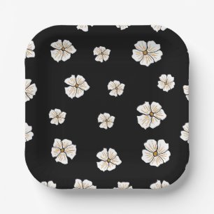 Customizable 7" Square Paper Plate for Events