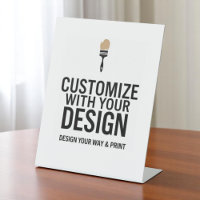 Customizable 8x10" Blank Event Display Sign