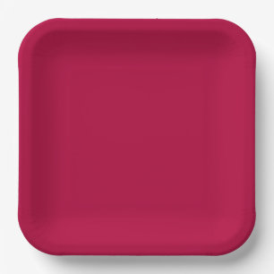 Customizable 9" Square Paper Plate for Events