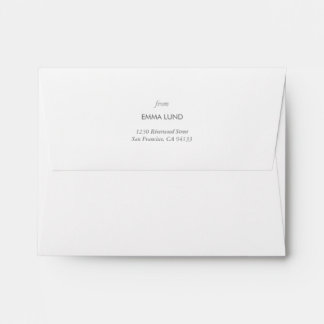 Customizable A2 Wildflower Envelope