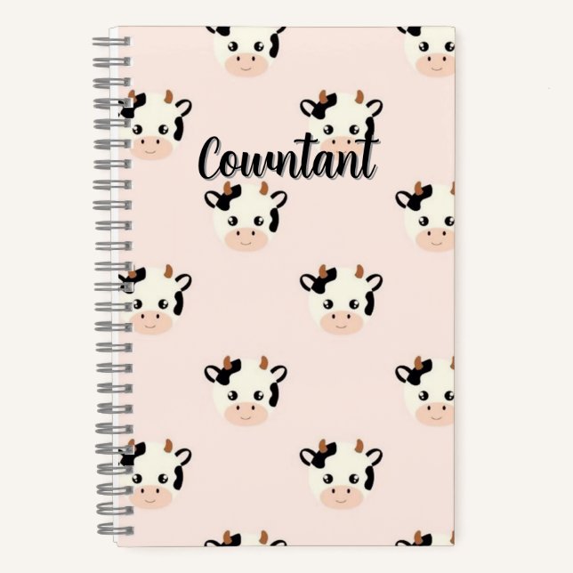 Customizable A-Cowntant Notebook (Front)