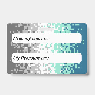 Customizable Abstract Frayromantic Pride Flag     Badge