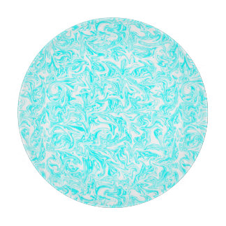 Customizable Abstract Swirl Cutting Board