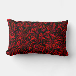 Customizable Abstract Swirl Lumbar Pillow