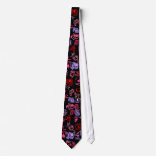 Customizable Abstract Swirl Tie