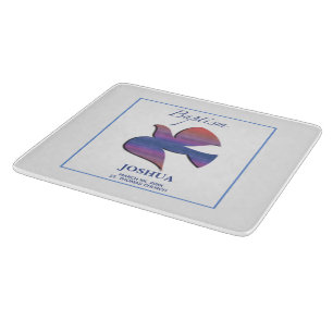 Customizable, Adult Baptism Dove Cutting Board